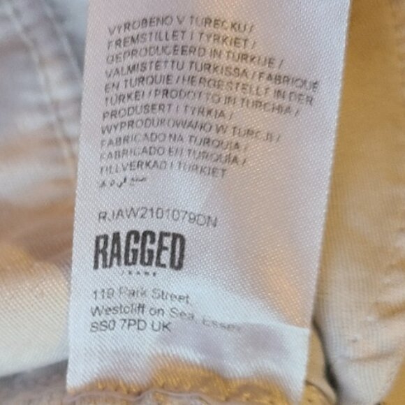 RAGGED PRIEST HIGH RISE STRAIGHT LEG JEANS WAVY PYSCHEDELIC HIPPIE MOD RIGID 26 - Picture 9 of 9